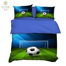 YuXiu 3D Duvet Cover Set Football Soccer Field Bedding Sets 3Pcs Bed Linens Covers Pillowcase King Queen Full Home Texitle 2024 - buy cheap