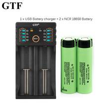 GTF-batería recargable de iones de litio, 3,7 V, 3400mAh, 18650, para linterna, 26650, 14500, 18340, 18650, 2 uds. 2024 - compra barato