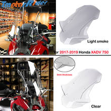 Parabrisas para motocicleta XADV 750, deflectores de viento, resistente a los arañazos, para Honda X-ADV 2017 XADV750 2018 2019 750 2024 - compra barato
