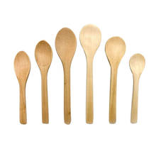 1pc/3pcs Bamboo Jam Spoon Baby Honey Spoon Coffee Spoon Delicate Kitchen Using Condiment Small scoop Teaspoon 2024 - buy cheap