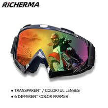 Gafas de Motocross para hombre y mujer, lentes Anti-UV para Moto de carretera, esquí y Snowboard 2024 - compra barato
