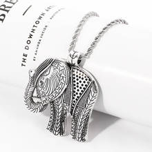 2020 Fashion Elephant Enamel Chain Bracelet Women Silver Color Long Statement Necklace Jewelry 2024 - buy cheap