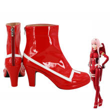 Anime Darling In The Franxx Zero Two Code 002 Red High Heel Cosplay Shoes Boots Halloween Party Cosplay Costume Accessories 2024 - buy cheap