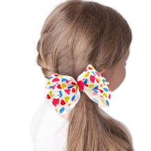 1 Set 6pcs New Kids Children Accessories Hairpins Barrettes Baby Ribbon Bow Flower Headwear Hair clips Girls Hair bows BB012D 2024 - buy cheap