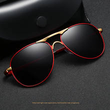 Fashion Men Sunglasses pilot Polarized Lens Brand Driving Designer outdoor Alloy frame male Sun Glasses Oculos De Sol UV400 8722 2024 - buy cheap