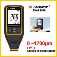 SNDWAY Digital Thickness Guage Paint Film Coating Tester Thickness gauges SW-6310A 0~1700um Auto Paint Thickness Gauge 2024 - buy cheap