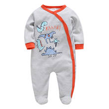 Newborn Boys Romper Long Sleeve Infant Jumpsuit Baby Boys Romper with Dinosaur Printing New Style Summer Rompers 2024 - buy cheap
