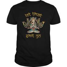 Creative Design Hippie Girl Yoga T-Shirt. Summer Cotton O-Neck Short Sleeve Mens T Shirt New S-3XL 2024 - buy cheap