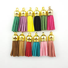 20Pcs/Lot 38mm Vintage Leather Tassels For Keychain Cellphone Straps And DIY Pendant Jewelry Finding Earrings Accessories 2024 - buy cheap