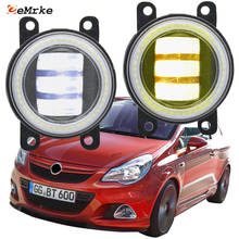 Luz Led de circulación diurna para coche Opel, lámpara de luz antiniebla con ojo de pez DRL, lente para Opel Corsa D OPC VXR Vauxhall 2007 2008-2013 2014, 2 uds. 2024 - compra barato
