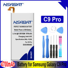 HSABAT 4700mAh EB-BC900ABE Battery for Samsung Galaxy C9 Pro, Galaxy C9 Pro Duos, SM-C9000, SM-C9008, SM-C900F, SM-C900Y 2024 - buy cheap