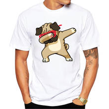 Camiseta informal de verano para hombre, camisa de marca con estampado de perros y animales, camisetas Hipster de alta calidad 2024 - compra barato