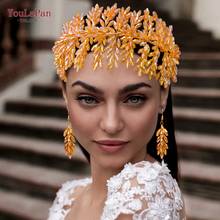 YouLaPan HP371 Crystal Headband Bridal Headwear Bride Jewelry Set Handmade Women Hair Tiara Wedding Hair ornament Accessories 2024 - buy cheap