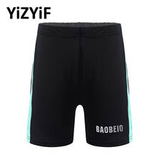 Short esportivo elástico para meninos, shorts para corrida e fitness com secagem rápida de umidade e drenagem 2024 - compre barato