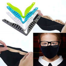 Suporte de máscara facial antiembaçante, faixa de silicone macio reutilizável para nariz e boca, suporte de almofada 2024 - compre barato