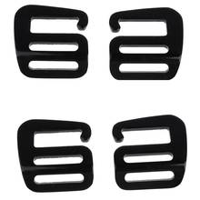 4Pcs/Pack Lightweight 1 Inch G Hook Webbing Buckle for Outdoor Camping Backpack Strap 25mm - Black 2024 - buy cheap