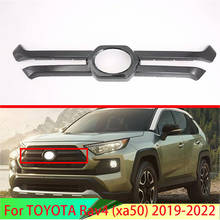 For TOYOTA Rav4 (XA50) 2019 2020 Front Center Mesh Grille Grill Cover Radiator Strip Trim Decoration Car Styling 2024 - buy cheap