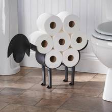 Soporte decorativo para papel higiénico de oveja, almacenamiento de pañuelos de baño independiente 2024 - compra barato