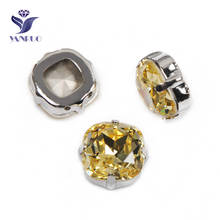 Yanruo 4470 todos os tamanhos jonquil coxim corte costurar em strass cristal de vidro pedra ponto volta strass tudo para artesanal 2024 - compre barato