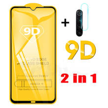 Protector de pantalla de cubierta completa para Xiaomi Redmi Note 8, Pro 8 t, 2 en 19d, película protectora para lente de cámara, vidrio templado 2024 - compra barato