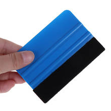 Blue Felt Squeegee Vinyl Film Wrap Tool Fabric Scraper Tinting Tools Window Glass Wash Tools Auto Car Cleaning Tools Accessories 2024 - buy cheap