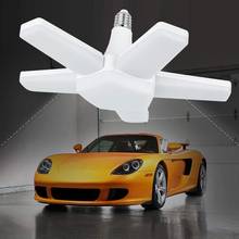 E26/E27 Deformable 5 Leaf Foldable LED Ceiling Light for Garage Workshop Indoor Lighting Garage Ceiling Lamp LED Ceiling Lights 2024 - buy cheap
