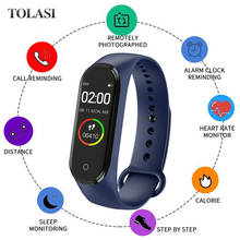 Reloj inteligente deportivo M4 para hombre y mujer, pulsera con Bluetooth, resistente al agua, Monitor de ritmo cardíaco 2024 - compra barato