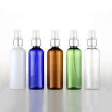 100ml spray garrafa de alumínio anodizado bico transparente azul verde branco plástico perfume vazio embalagem garrafa 20 pçs/lote 2024 - compre barato