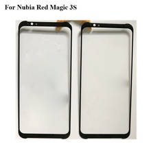 For Nubia Red Magic 3S Magic3S Front Outer Glass Lens Repair Touch Screen Outer Glass without Flex cable RedMagic 3 S 2024 - buy cheap