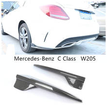 Spoiler traseiro de fibra de carbono para carro, para mercedes-benz c class w205 c180 c200 c260 c300 2015-2019 2024 - compre barato