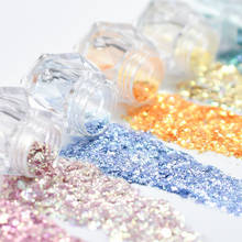 12 Color Mermaid Opal Powder Glitter Nail Flake for Face, Hair, Body Ice Crystal Edelweiss Ultra-fine Opal Nail Glitter @JES15TR 2024 - купить недорого