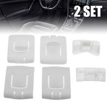 2Sets 6 uds blanco de asiento de Auto Clip para carril guía corredor pieza para V-W G-olf MK1 MK2 MK3 c-orrado 435881203A 2024 - compra barato