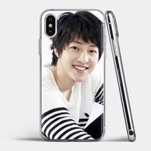 Милый силиконовый чехол для телефона Samsung Galaxy A10 A30 A40 A50 A60 A70 S6 Active Note 10 Plus Edge M30 Song Joong Ki Korean Star 2024 - купить недорого