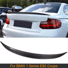 Carbon Fiber Rear Trunk Spoiler For BMW 1 Series E82 Coupe M Sport 120i 128i 135i 2008-2012 Tail Trunk Boot Lip Wing Spoiler FRP 2024 - buy cheap
