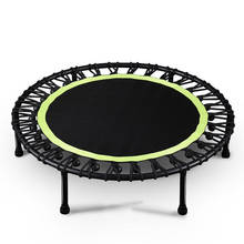 Trampolín silencioso redondo portátil para adultos, cuerda elástica de Fitness para niños, con cojinete de 150KG, 40" 2024 - compra barato