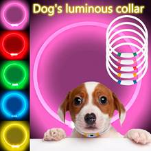 Pet Collar Exquisite Pet Led Dog Flashing Light-up Collar For Small Medium And Large Dogs Dog Accessories For Large Dogs Collar 2024 - buy cheap