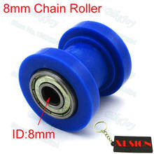 8mm Chain Roller Pulley Tensioner Blue For Chinese XR CRF 50 SSR KLX110 Pit Dirt Bike SSR Thumpstar CRF50 TTR Motorcycle 2024 - buy cheap
