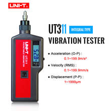 UNI-T UT311 Vibration Tester LCD Vibration Analyzer Tester Vibrometer with Acceleration Sensor Vibration Frequency Displacement 2024 - buy cheap