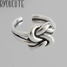 Bohemian Vintage Large Bowknot Bow Ring For Women Men Boho Antique Silver Color Knuckle Rings Boho Jewelry Anillos 2021 2024 - buy cheap