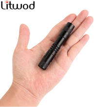 Litwod-minilinterna LED Z20 Q5 de 2000LM, luz de bolsillo impermeable, batería AAA, potente Led para caminar 2024 - compra barato