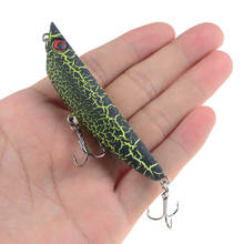 Popper-Señuelos de pesca de 8cm y 8,5g, cebo Artificial de Wobblers Topwater de alta calidad, aparejos de pesca, lubina, Lucio de la carpa 2024 - compra barato