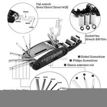 Acessórios para motocicleta 16 em 1, kit de carenagem, ferramentas de reparo, chave de fenda, capa para botas ducati watch yamaha r1, ural 2024 - compre barato