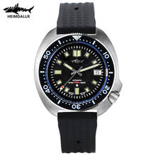 HEIMDALLR 200M Dive Watch Stainless Steel Automatic Mechanical Men's watch NH35 Japan C3 Super Luminous Diver Watch Men watches 2022 - buy cheap