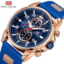 MINI FOCUS Men Sport Watch Chronograph Silicone Strap Quartz Army Military Brand Luxury Mens Watches Clock Male 2024 - buy cheap