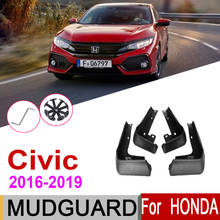 Car Mudflap For Honda Civic 10th Gen FC FC1 FC2 FC5 2019-2016 Fender Mud Flaps Guard Mudguard Splash Flap Accessories 2024 - buy cheap