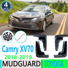 for Toyota Camry 2018~2019 XV70 4PCS Front Rear Car Fender Mudguard Mud Flaps Guard Splash Flap Car Accessories 2024 - buy cheap