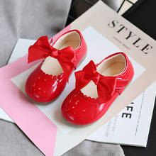 Ainyfu/детская кожаная обувь; Милые тонкие туфли с бантом для маленьких девочек; Новая Корейская версия обуви принцессы; Танцевальная обувь; D290 2024 - купить недорого