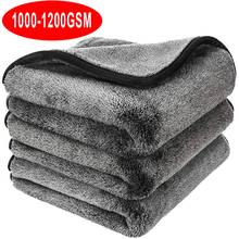 Car Wash Microfiber Towel 1200GSM Car Cleaning Detailing Drying Cloth Towel Thick Car Wash Mitt Rag for Kitchen Car Care Cloth 2024 - buy cheap