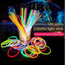 100pcs/lot Disposable light stick Diy Luminous stick Prom party  concert Holiday celebration Props Glowing tools wholesale gift 2024 - compra barato