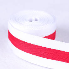 Símbolo de la República de Bielorrusia, cinta de grogrén a rayas de poliéster blanco y rojo de 40mm, cinturón artesanal, accesorios de ropa de costura hechos a mano 2024 - compra barato
